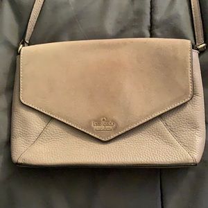 Kate spade leather and suede nude crossbody, well loved.